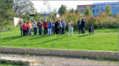 Eröffnungsrundgang mit der Landschaftsarchitektin Frau Schüler, 9.10.14