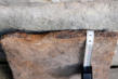 Eisenplatte als obere Kanalabdeckung, war mind. 15 mm stark, siehe auch Abbildung, März 2014