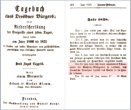 Tagebuch eines Dresdner Bürgers 1828