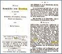 Beschreibung Münze und Silberhammer, aus Gemählde von Dresden, 1820, 