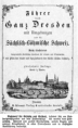 Führer durch ganz Dresden ... 1864