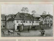 Kuttelhof um 1870, nach rechts die Zwingerstra0e zur Ostra-Allee